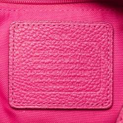 Pre Owned Coach Pink Leather Edie Shoulder Bag