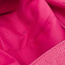 Pre Owned Coach Pink Leather Edie Shoulder Bag