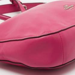 Coach Pink Leather Chelsea Shoulder Bag
