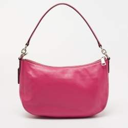 Coach Pink Leather Chelsea Shoulder Bag