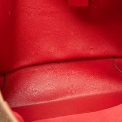 Pre Owned Coach Brown/Multicolor Signature Coated Canvas City Tote