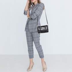 Pre Owned Coach Black Leather Mini Bennett Satchel