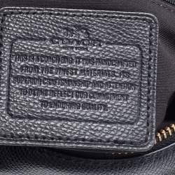 Pre Owned Coach Black Leather Mini Bennett Satchel
