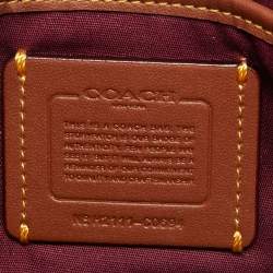 Coach Brown/Beige Coated Canvas and Leather Willow Crossbody Bag