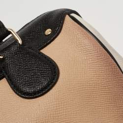 Pre Owned Coach Multicolor Leather Mini Bennett Satchel