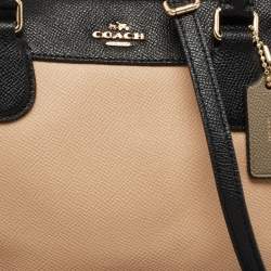 Pre Owned Coach Multicolor Leather Mini Bennett Satchel