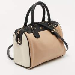 Pre Owned Coach Multicolor Leather Mini Bennett Satchel