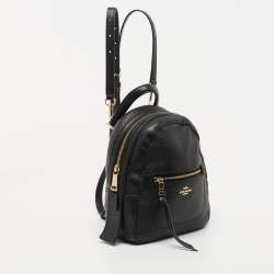 Pre Owned Coach Black Leather Andi Backpack