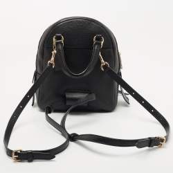 Pre Owned Coach Black Leather Andi Backpack