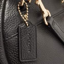Pre Owned Coach Black Leather Andi Backpack