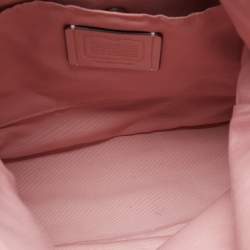 Pre Owned حقيبة كروس كوتش آبي دوفل جلد بنفسجي ميني 