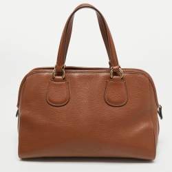 Pre Owned Coach Brown Leather Nolita Satchel