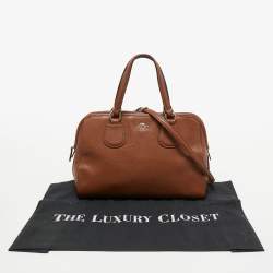 Pre Owned Coach Brown Leather Nolita Satchel