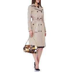Coach Multicolor Satin and Leather Soho Flap Shoulder Bag
