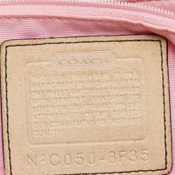 Coach Multicolor Satin and Leather Soho Flap Shoulder Bag