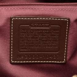 Coach Multicolor Canvas Suede and Leather Patchwork Tote