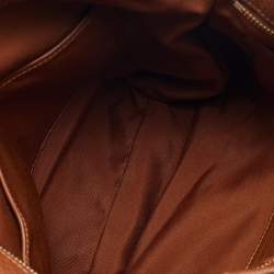 Pre Owned Coach Brown Leather Isabelle East West Hobo