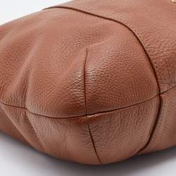 Pre Owned Coach Brown Leather Isabelle East West Hobo