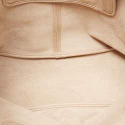 Pre Owned Coach Beige Leather Park Metro Tote
