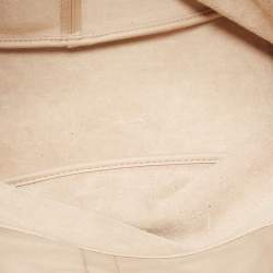 Pre Owned Coach Beige Leather Park Metro Tote