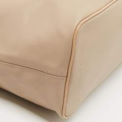Pre Owned Coach Beige Leather Park Metro Tote
