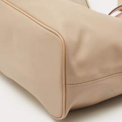 Pre Owned Coach Beige Leather Park Metro Tote
