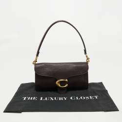Pre Owned Coach Burgundy Leather Tabby 26 Shoulder Bag
