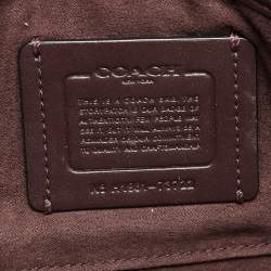 Pre Owned Coach Burgundy Leather Tabby 26 Shoulder Bag