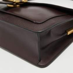 Pre Owned Coach Burgundy Leather Tabby 26 Shoulder Bag