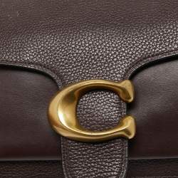 Pre Owned Coach Burgundy Leather Tabby 26 Shoulder Bag