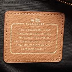 Coach Black/Brown Leopard Print Coated Canvas and Leather Charlie Backpack