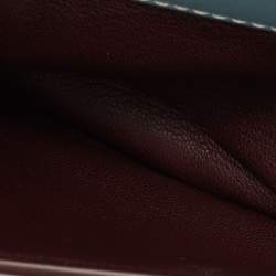 Pre Owned Coach Blue Leather Dinky Link 1941 Crossbody Bag