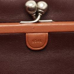 Pre Owned Coach Blue Leather Dinky Link 1941 Crossbody Bag