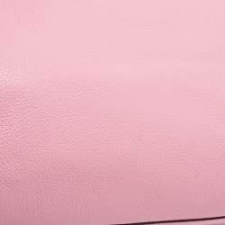 Pre Owned Coach Pink Leather Small Kelsey Satchel