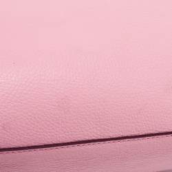 Pre Owned Coach Pink Leather Small Kelsey Satchel