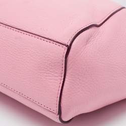 Pre Owned Coach Pink Leather Small Kelsey Satchel