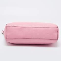 Pre Owned Coach Pink Leather Small Kelsey Satchel