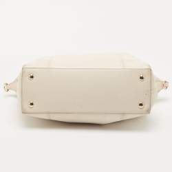 Coach Off White Leather Colette Satchel