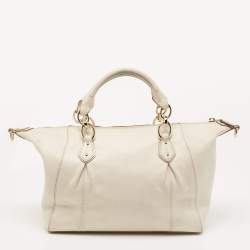 Coach Off White Leather Colette Satchel