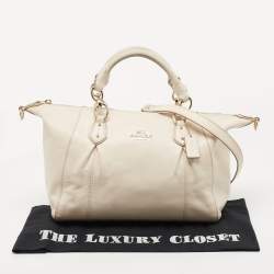 Coach Off White Leather Colette Satchel