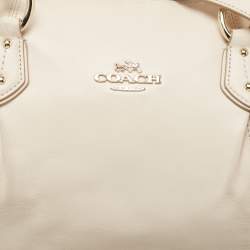 Coach Off White Leather Colette Satchel