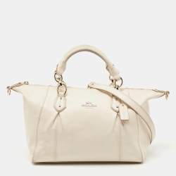 Coach Off White Leather Colette Satchel