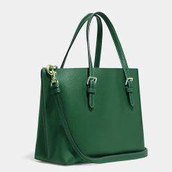 Coach Green Leather Mollie 25 Tote