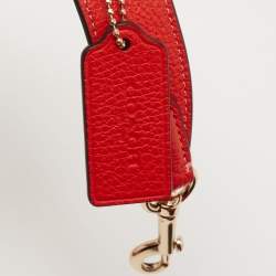 Pre Owned Coach Red Leather Jamie Camera Crossbody Bag