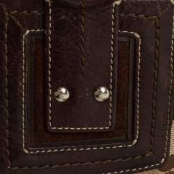 Coach Beige/Brown Signature Canvas and Leather Tote