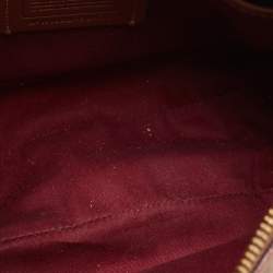 Coach Beige/Cream Signature Coated Canvas and Leather Sutton Hobo