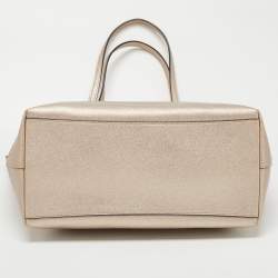 Coach Light Gold Leather City Tote