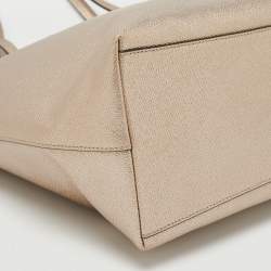 Coach Light Gold Leather City Tote