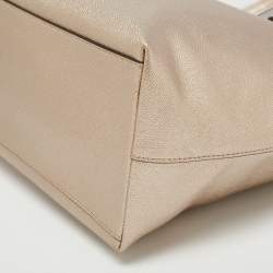 Coach Light Gold Leather City Tote
