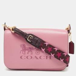 Coach, Bags, Coach Jes Crossbody Bag In Pink Ruby Colorblock